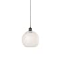 Innovations Lighting White Mouchette 10" Wide Suspension Pendant Oil Rubbed Bronze