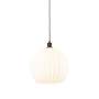 Innovations Lighting White Venetian 14" Wide Suspension Pendant Oil Rubbed Bronze