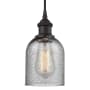 Innovations Lighting Caledonia Single Light 5" Wide Mini Pendant Oil Rubbed Bronze / Charcoal
