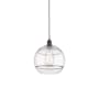Innovations Lighting Rochester 12" Wide Suspension Pendant Oil Rubbed Bronze / Clear