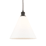Innovations Lighting Berkshire 12" Wide Pendant Matte White / Oil Rubbed Bronze