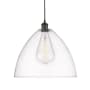 Innovations Lighting Bristol Glass 16" Wide pendant with Shade Oil Rubbed Bronze / Clear