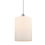 Innovations Lighting Cobbleskill 9" Wide Mini Pendant Matte White / Polished Chrome