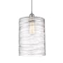 Innovations Lighting Cobbleskill 9" Wide Mini Pendant Deco Swirl / Polished Chrome