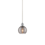 Innovations Lighting Athens Deco Swirl 6" Wide Suspension Mini Pendant Polished Chrome