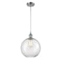 Innovations Lighting Large Athens 10" Wide Mini Pendant - Cord Suspension Polished Chrome / Clear