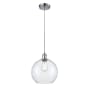 Innovations Lighting Large Athens 10" Wide Mini Pendant - Cord Suspension Polished Chrome / Seedy