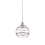 Innovations Lighting Rochester 10" Wide Suspension Pendant Polished Chrome / Clear