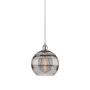 Innovations Lighting Rochester 10" Wide Suspension Pendant Polished Chrome / Smoked