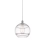 Innovations Lighting Rochester 12" Wide Suspension Pendant Polished Chrome / Clear