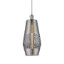 Innovations Lighting Windham 7" Wide Mini Pendant with Shade Polished Chrome / Smoked