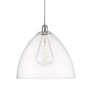 Innovations Lighting Bristol Glass 16" Wide pendant with Shade Polished Chrome / Clear