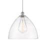Innovations Lighting Bristol Glass 16" Wide pendant with Shade Polished Chrome / Seedy