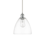 Innovations Lighting Bristol 9" Wide Mini Pendant Polished Chrome / Clear