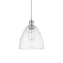 Innovations Lighting Bristol 9" Wide Mini Pendant Polished Chrome / Seedy