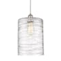 Innovations Lighting Cobbleskill 9" Wide Mini Pendant Deco Swirl / Polished Nickel