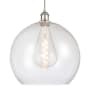 Innovations Lighting Athens 14" Wide pendant with Shade Polished Nickel / Seedy