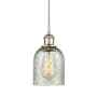 Innovations Lighting Caledonia 5" Wide Mini Pendant Mica / Polished Nickel