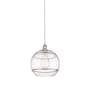 Innovations Lighting Rochester 12" Wide Suspension Pendant Polished Nickel / Clear