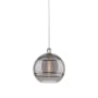 Innovations Lighting Rochester 12" Wide Suspension Pendant Polished Nickel / Smoked