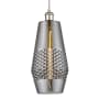 Innovations Lighting Windham 7" Wide Mini Pendant with Shade Polished Nickel / Smoked