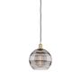 Innovations Lighting Rochester 10" Wide Suspension Pendant Satin Gold / Smoked