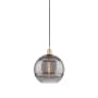 Innovations Lighting Rochester 12" Wide Suspension Pendant Satin Gold / Smoked