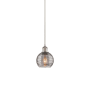 Innovations Lighting Athens Deco Swirl 6" Wide Suspension Mini Pendant Brushed Satin Nickel