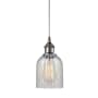 Innovations Lighting Caledonia Single Light 5" Wide Mini Pendant Brushed Satin Nickel / Mouchette