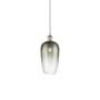 Innovations Lighting Brookhaven Flute 7" Wide Mini Pendant Brushed Satin Nickel / Slate