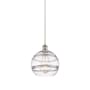 Innovations Lighting Rochester 10" Wide Suspension Pendant Brushed Satin Nickel / Clear