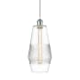 Innovations Lighting Windham 7" Wide Mini Pendant with Shade White and Polished Chrome / Clear
