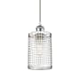 Innovations Lighting Nestbrook 5" Wide Cage Mini Pendant with Shade White / Polished Chrome