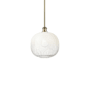 Innovations Lighting Brookhaven Sphere 11" Wide Mini Pendant Antique Brass / Opal