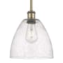Innovations Lighting Bristol Glass 9" Wide Mini Pendant Antique Brass / Seedy