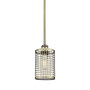 Innovations Lighting Nestbrook 5" Wide Cage Mini Pendant Antique Brass