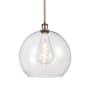 Innovations Lighting Athens 14" Wide Pendant Antique Copper / Clear