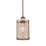 Innovations Lighting Nestbrook 5" Wide Cage Mini Pendant Antique Copper