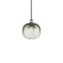 Innovations Lighting Brookhaven Sphere 11" Wide Mini Pendant Black Antique Brass / Slate