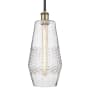 Innovations Lighting Windham 7" Wide Mini Pendant Black Antique Brass / Seedy