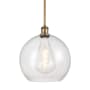 Innovations Lighting Athens 12" Wide Pendant Brushed Brass / Seedy