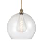 Innovations Lighting Athens 14" Wide Pendant Brushed Brass / Seedy