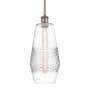 Innovations Lighting Windham 7" Wide Mini Pendant Brushed Brass / Clear