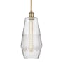 Innovations Lighting Windham 7" Wide Mini Pendant Brushed Brass / Seedy