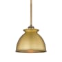 Innovations Lighting Adirondack 9" Wide Mini Pendant Brushed Brass