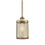 Innovations Lighting Nestbrook 5" Wide Cage Mini Pendant Brushed Brass