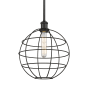 Innovations Lighting Lake Placid 12" Wide Cage Pendant Matte Black / Matte Black