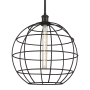 Innovations Lighting Lake Placid 16" Wide Cage Pendant Matte Black / Matte Black