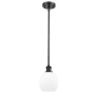 Innovations Lighting Belfast 6" Wide Mini Pendant Matte Black / Matte White