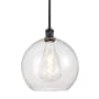 Innovations Lighting Athens 12" Wide Pendant Seedy / Matte Black